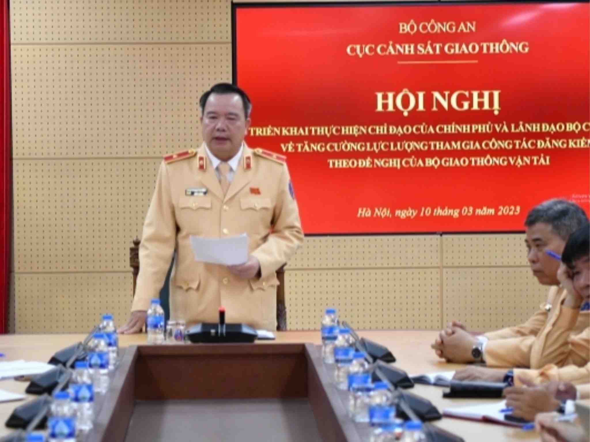 Đưa lực lượng đăng kiểm ngành công an sang hỗ trợ cục đăng kiểm từ ngày 11/3/2023